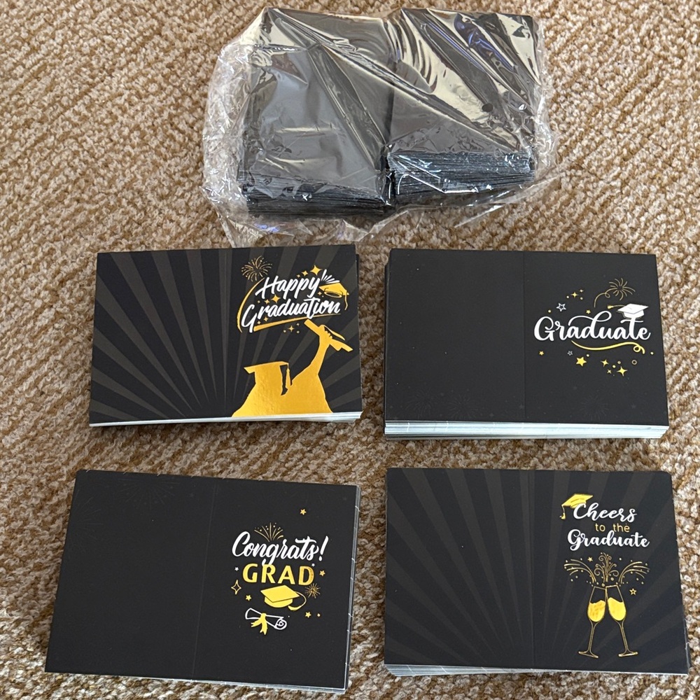 Graduation Greeting Cards Set